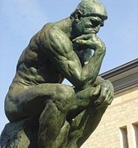 Le penseur. Auguste Rodin. 1902. Musée Rodin à Paris.