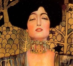 Détail de Judith et Holopherne. Klimt 1901. Galerie Belvédère. Vienne