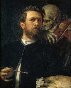 Arnold Boekling. Auto portrait. 1872. Alte nationalgalerie. Berlin