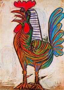 Pablo Picasso. Le coq; 1938